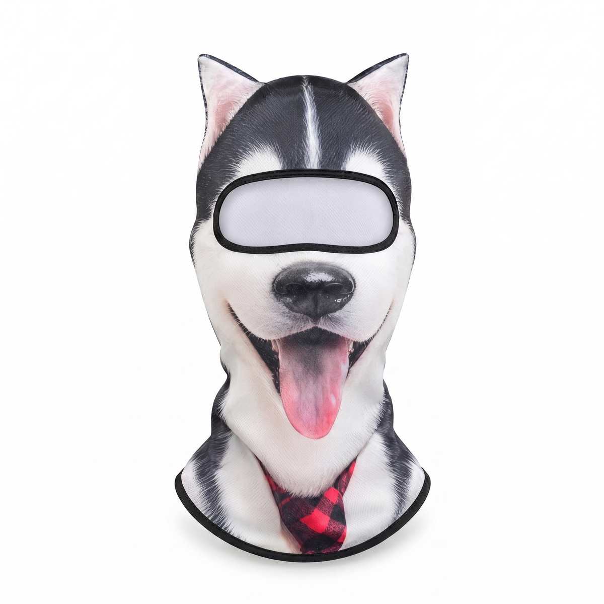 MountainShred Husky ski mask - animal face balaclava worn under a helmet
